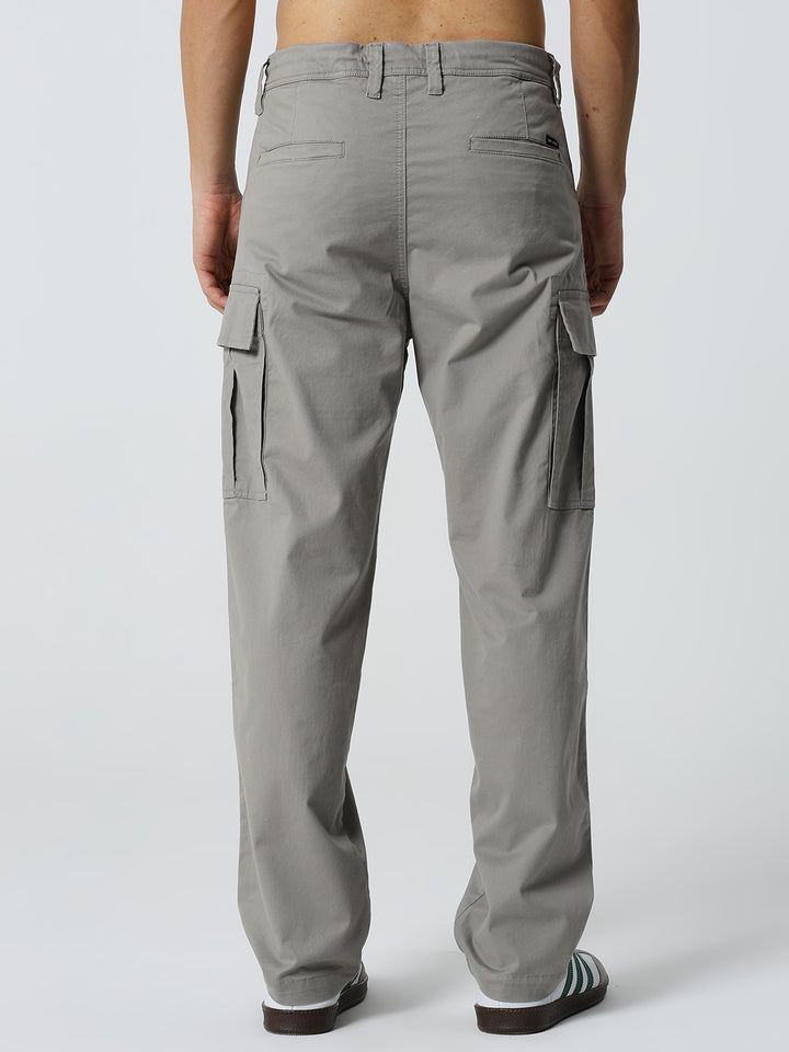 Men's Dobby stretch straight cargo grey