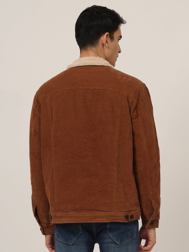 Brown corduroy jacket