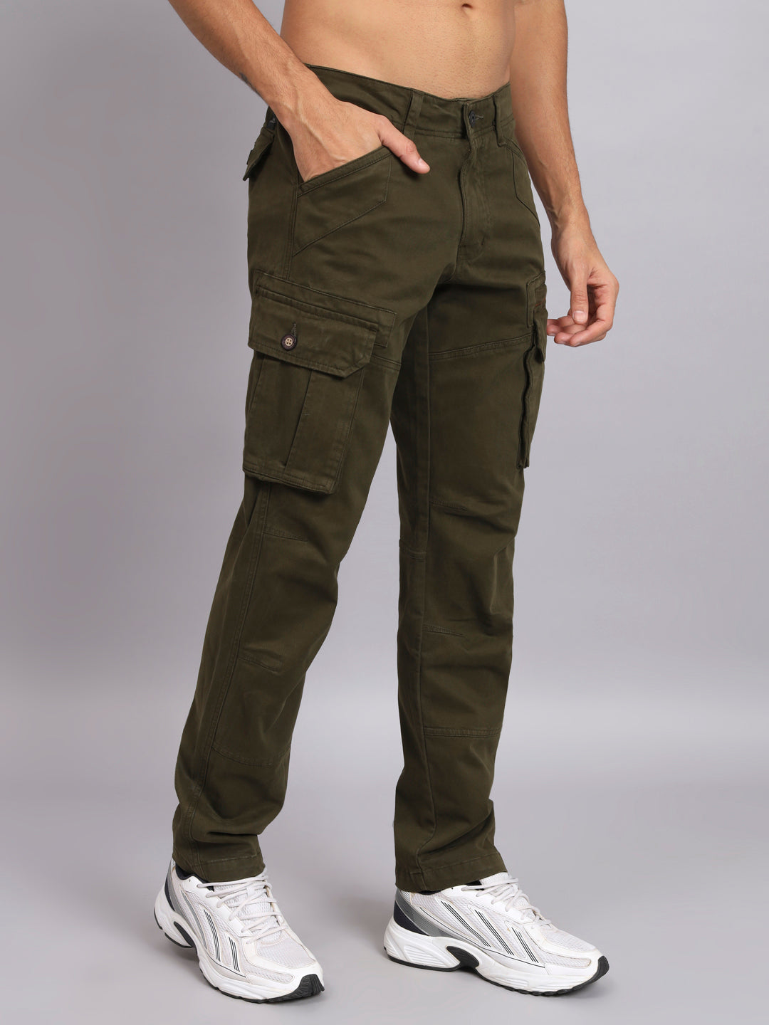 Organic Cotton Slim Cargo Pants