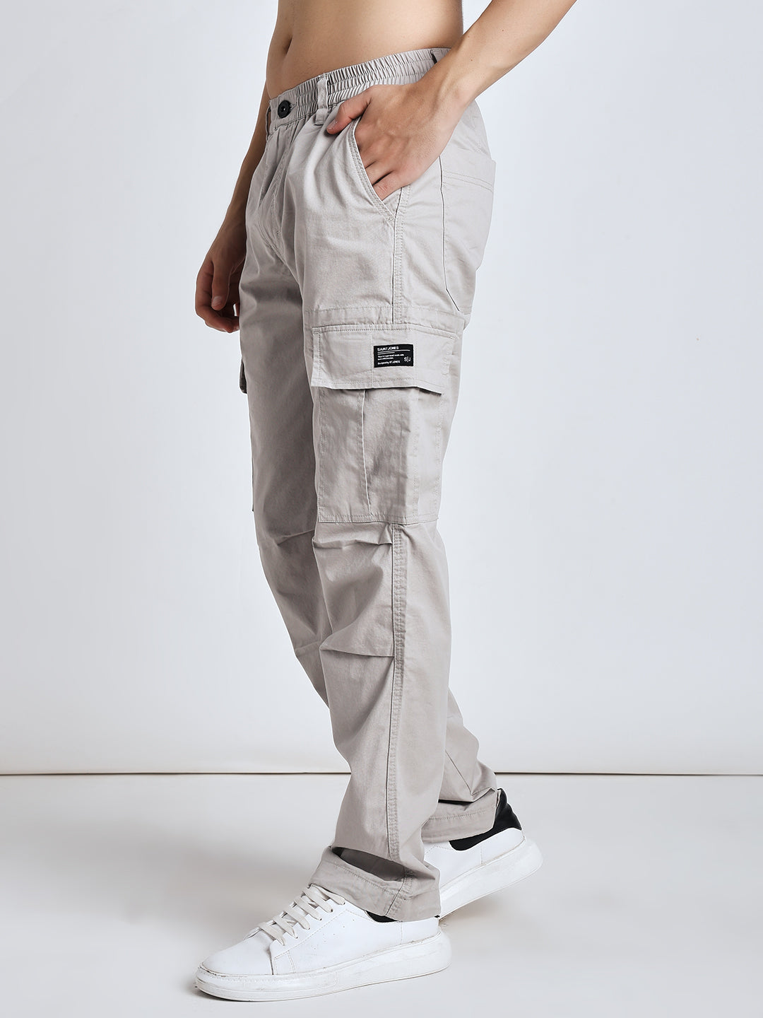 New edition straight Six pockets light grey