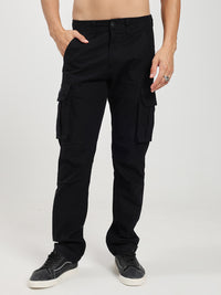 Men’s Tall Length Cargo Pants Black