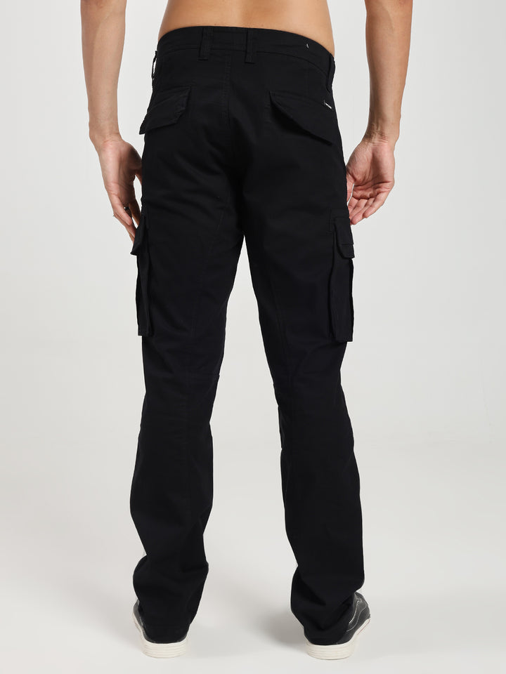 Men’s Tall Length Cargo Pants Black