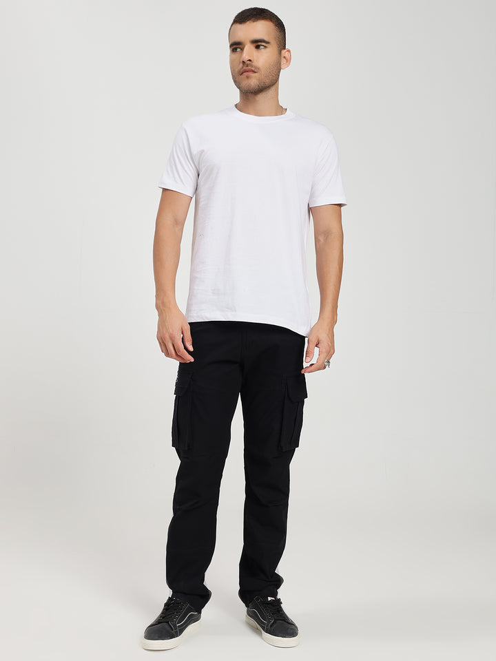 Men’s Tall Length Cargo Pants Black