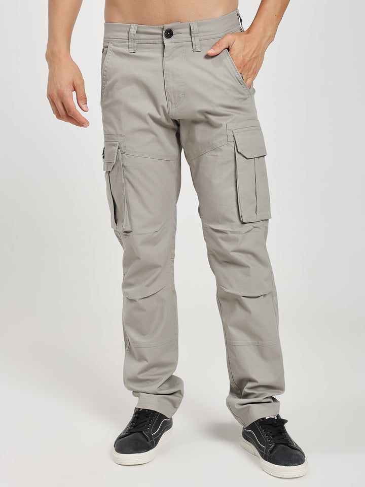 Men’s Tall Length Cargo Pants Light Grey