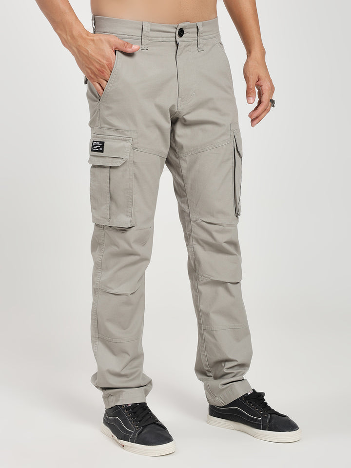 Men’s Tall Length Cargo Pants Light Grey
