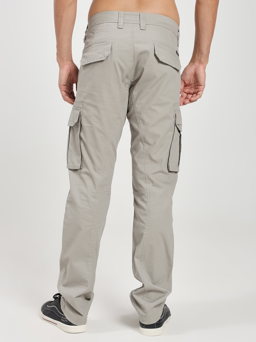Men’s Tall Length Cargo Pants Light Grey