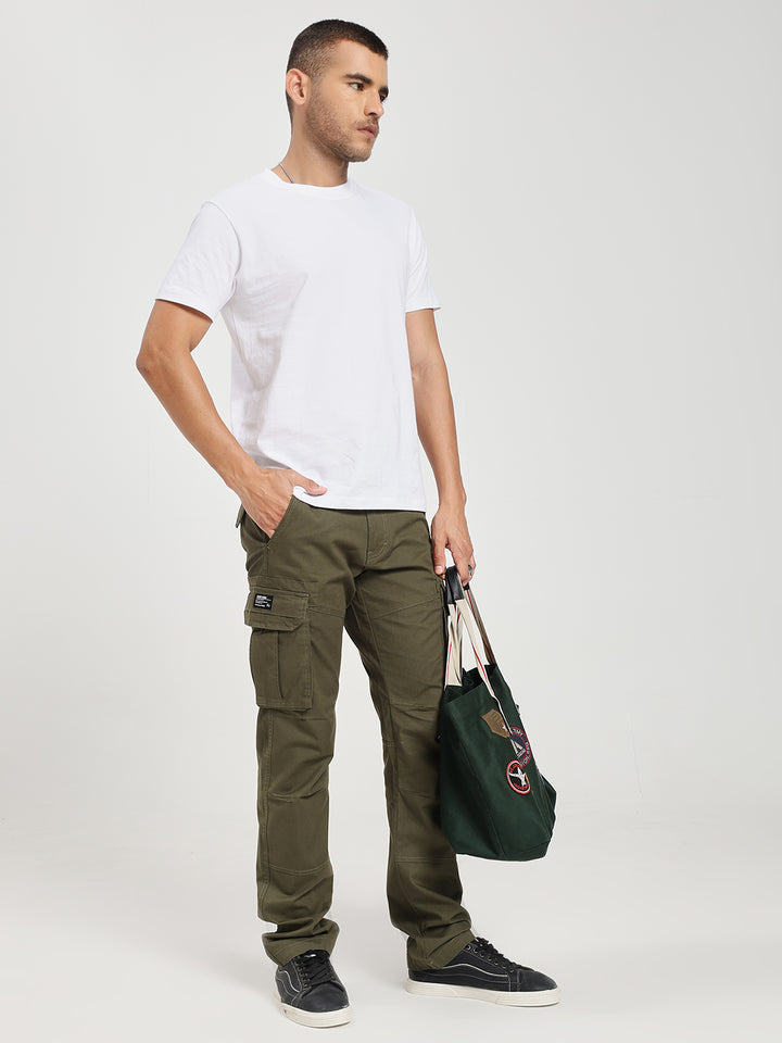 Men’s Tall Length Cargo Pants Olive Green