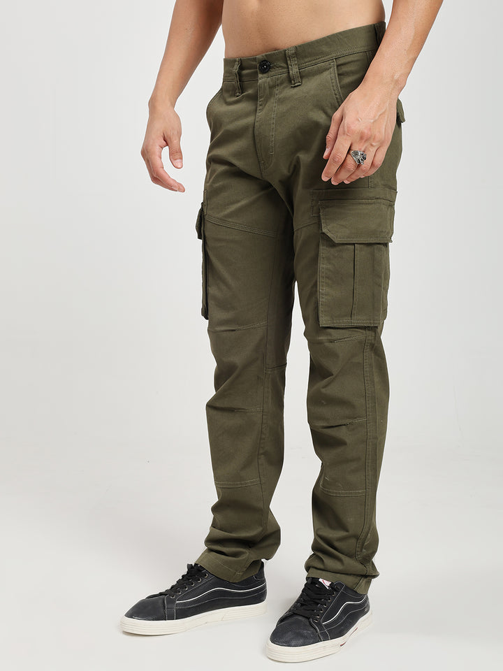 Men’s Tall Length Cargo Pants Olive Green