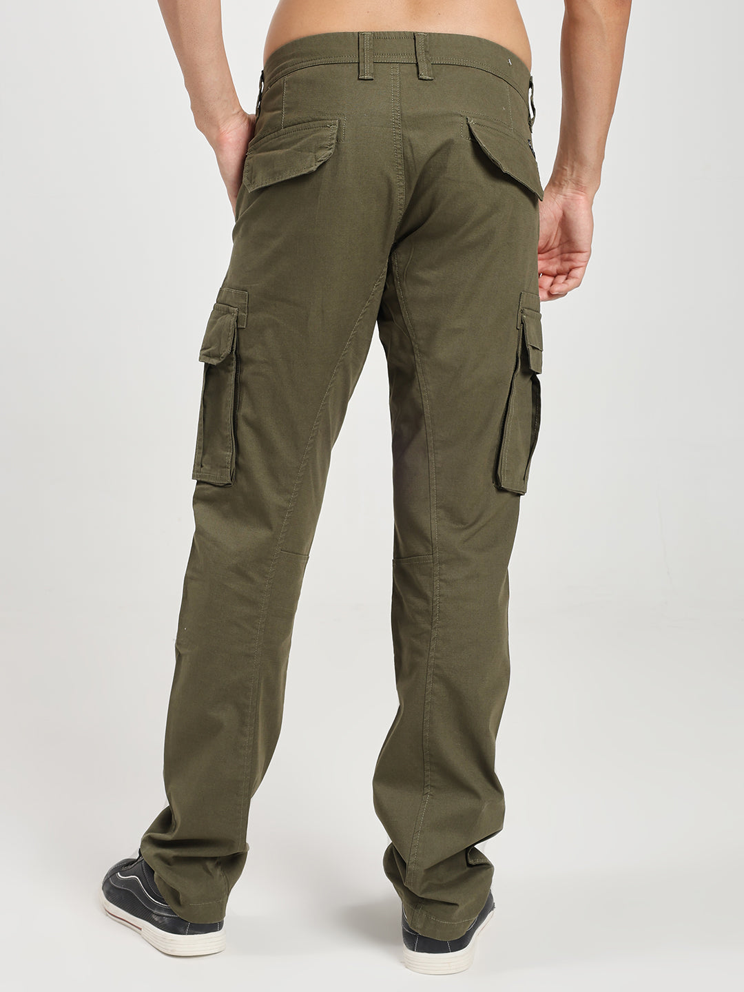 Men’s Tall Length Cargo Pants Olive Green