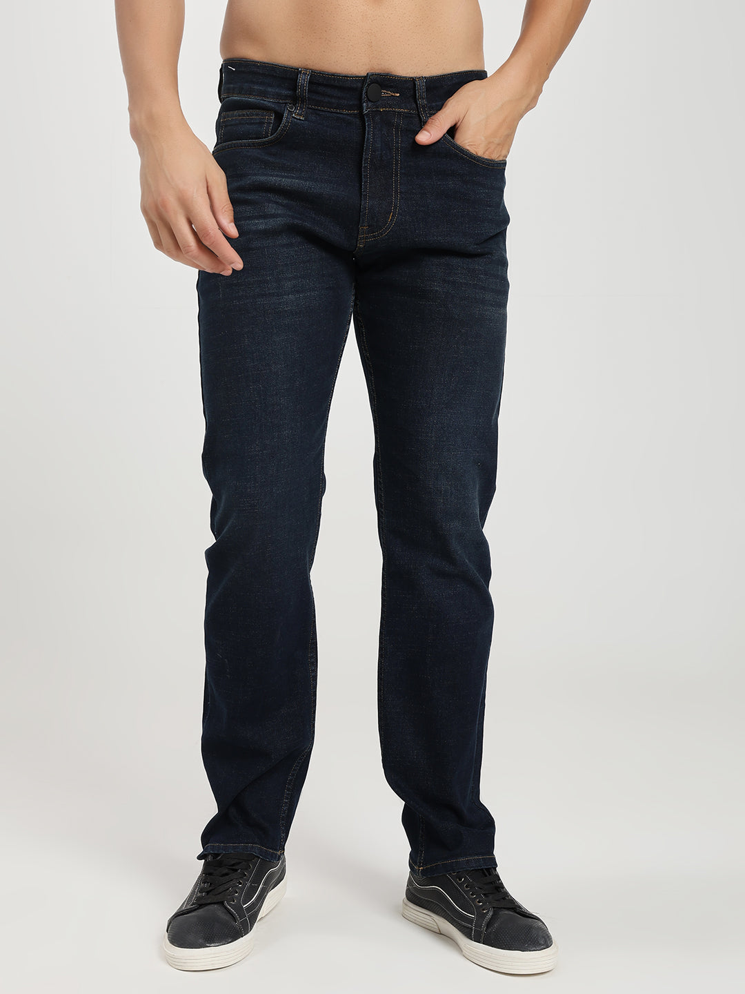 Men’s Dark Blue Denim Jeans