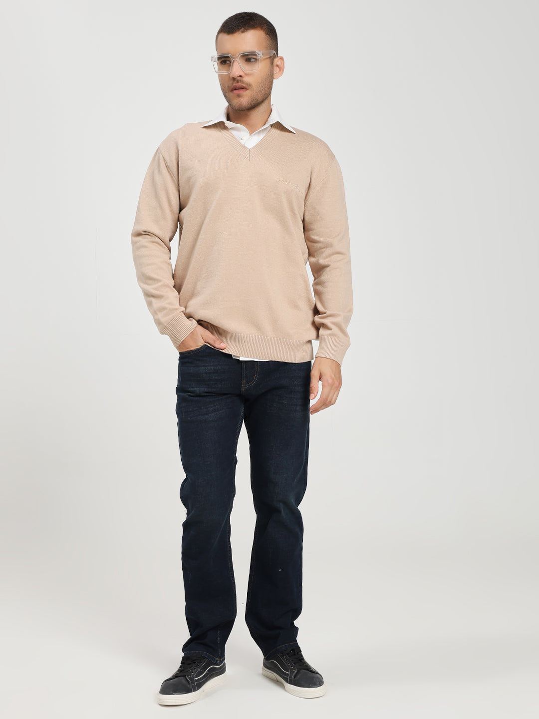 Men’s Dark Blue Denim Jeans