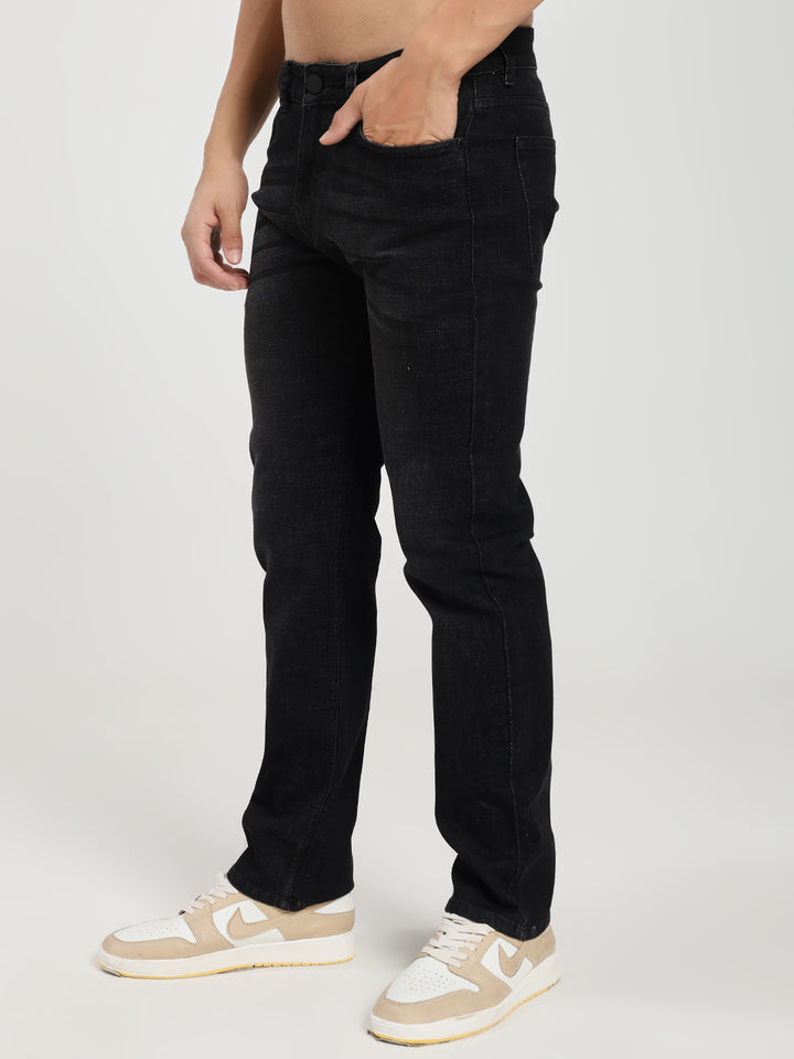 Classic Black Denim Jeans for Men