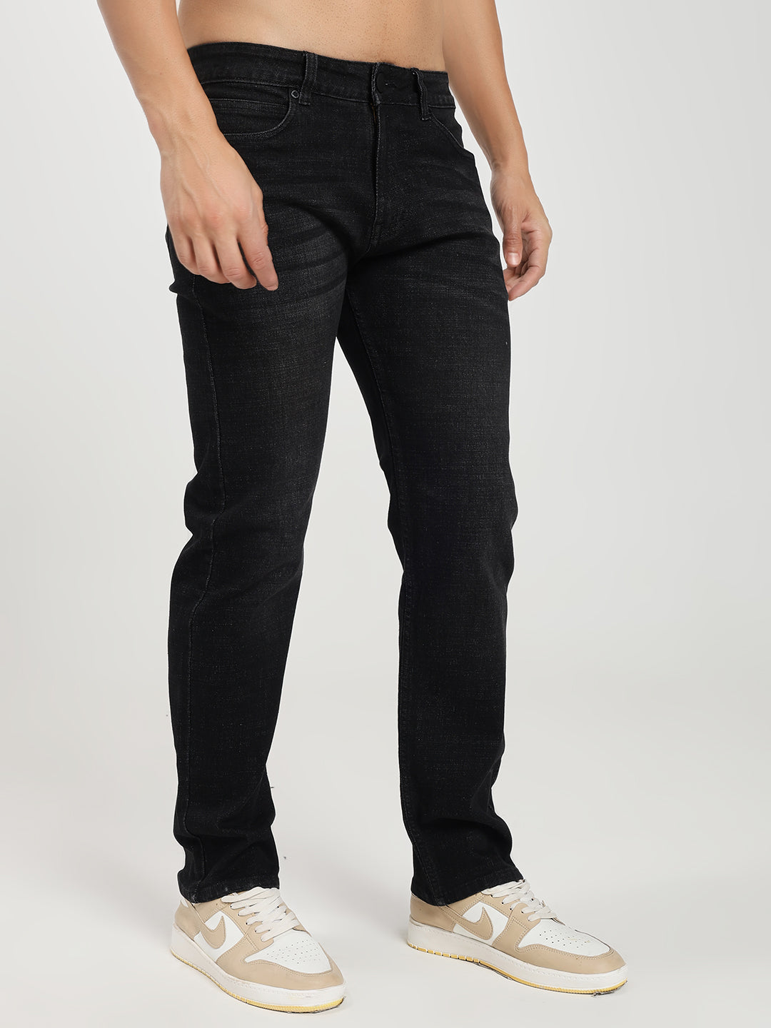 Classic Black Denim Jeans for Men