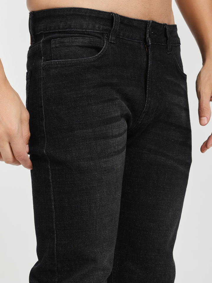Classic Black Denim Jeans for Men