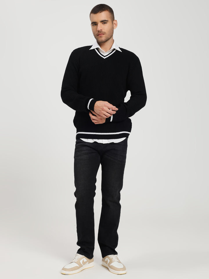 Classic Black Denim Jeans for Men