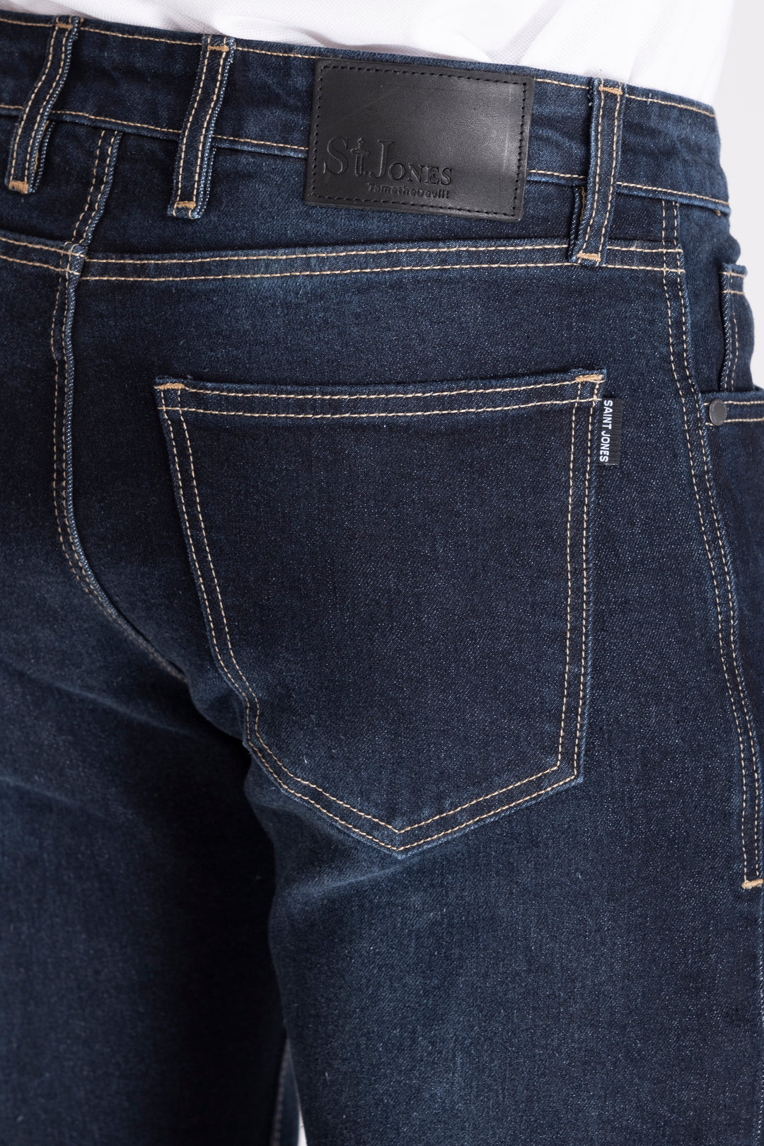 new dark blue slimfit jeans