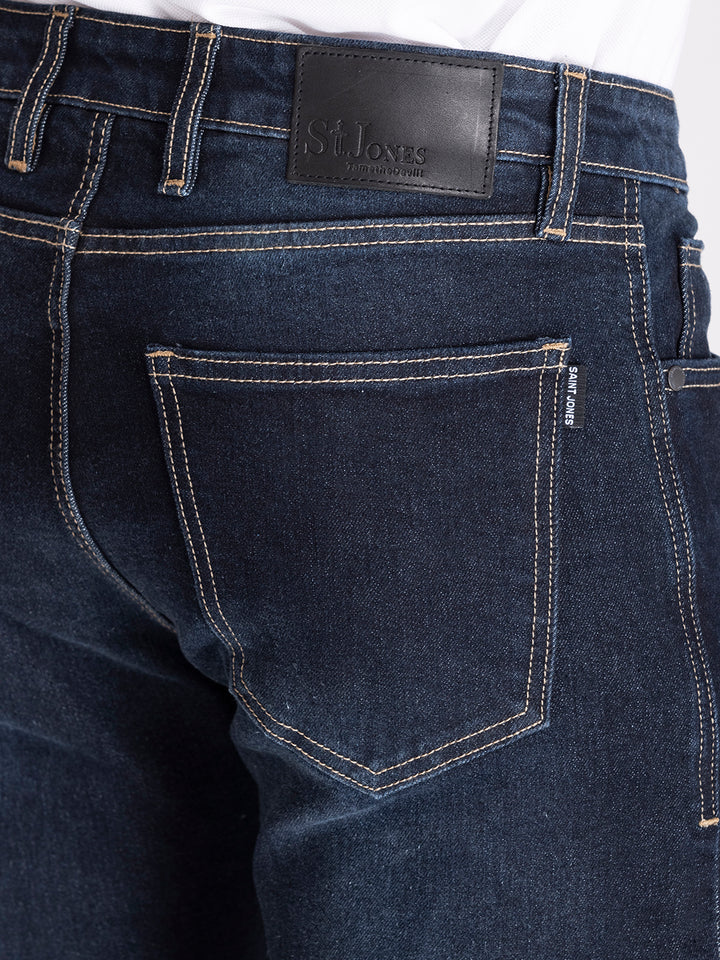 new dark blue slimfit jeans