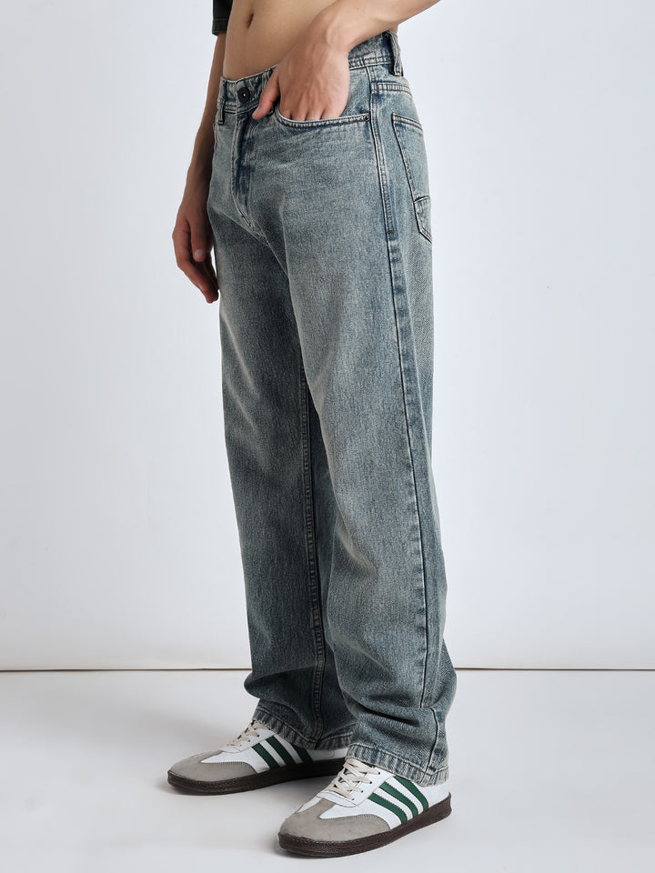 Vintage wash jeans