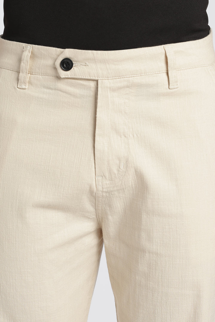 Men’s Sand Relaxed Linen Casual Pants