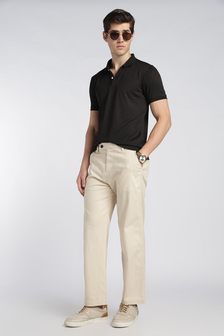 Men’s Sand Relaxed Linen Casual Pants