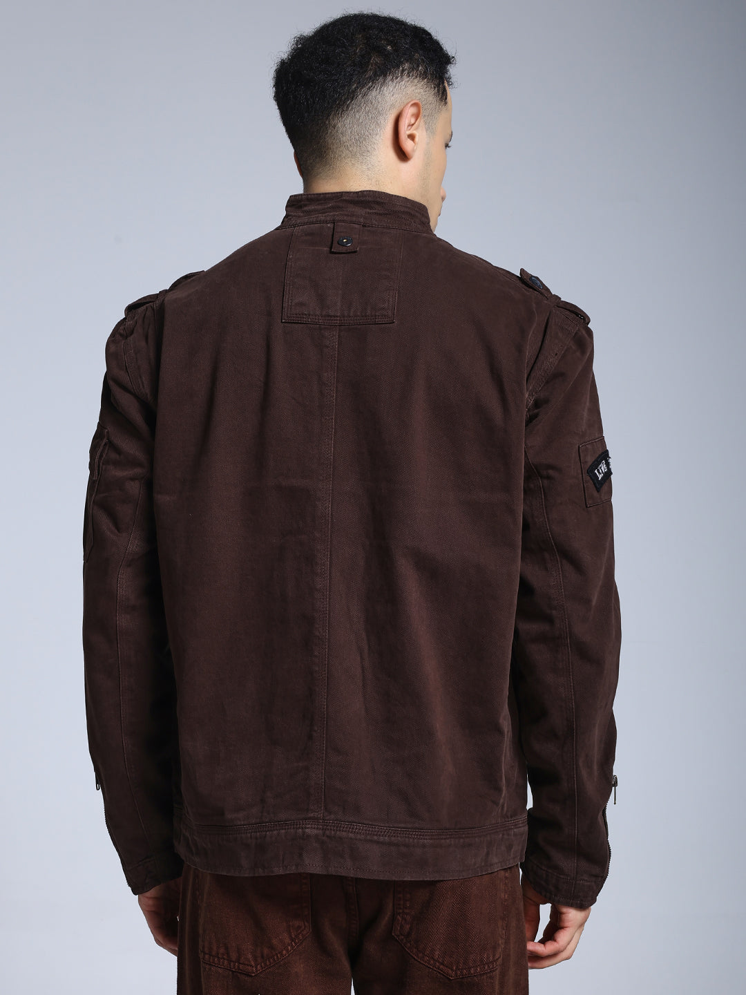 Utility Rider Jacket (Dark Brown)