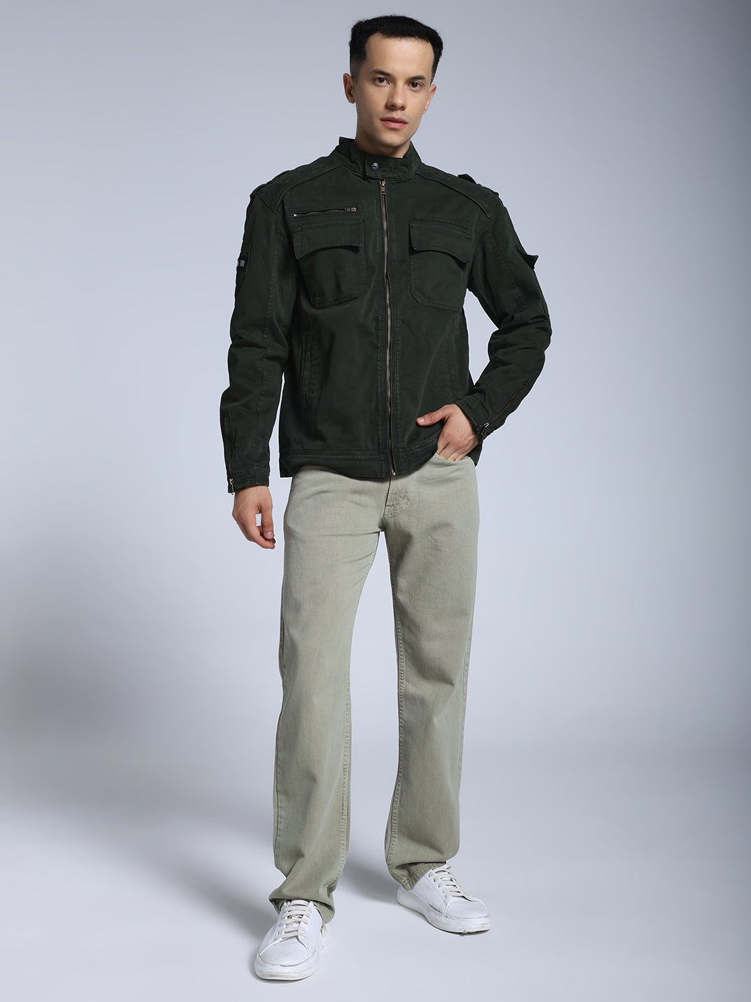 Utility Rider Jacket (Hunter Green)