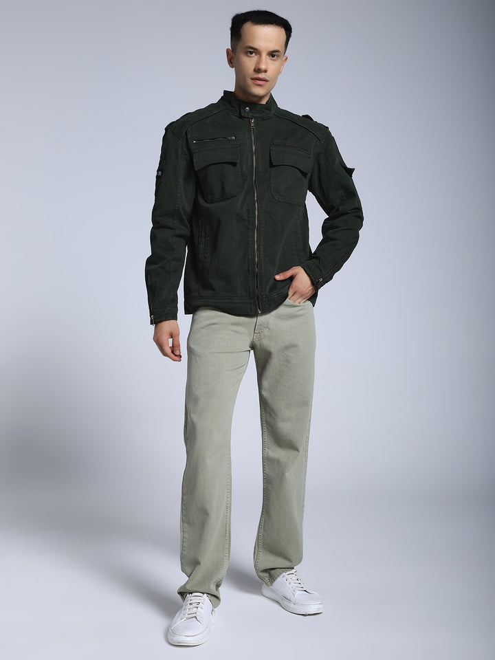 Utility Rider Jacket (Hunter Green)