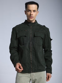 Utility Rider Jacket (Hunter Green)