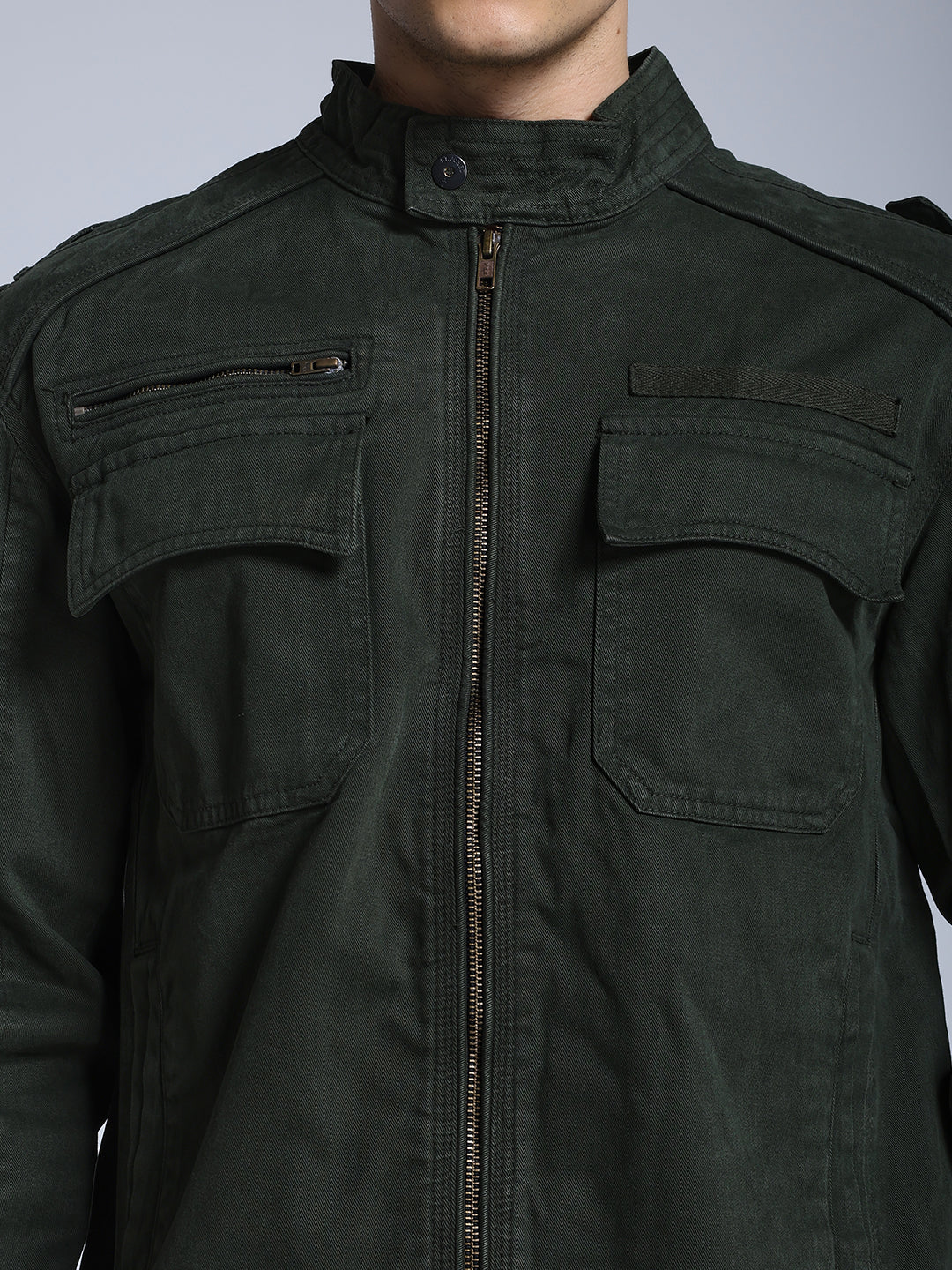 Utility Rider Jacket (Hunter Green)