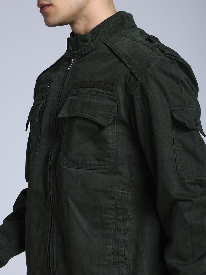 Utility Rider Jacket (Hunter Green)