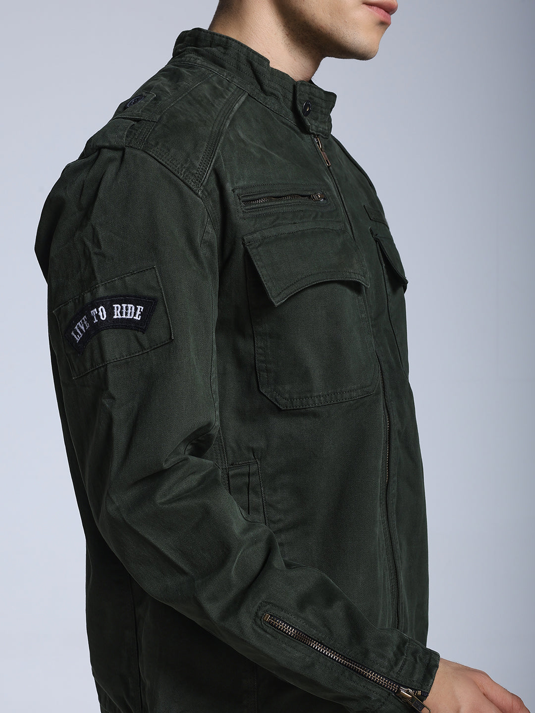 Utility Rider Jacket (Hunter Green)