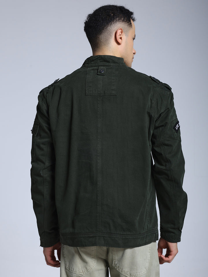 Utility Rider Jacket (Hunter Green)