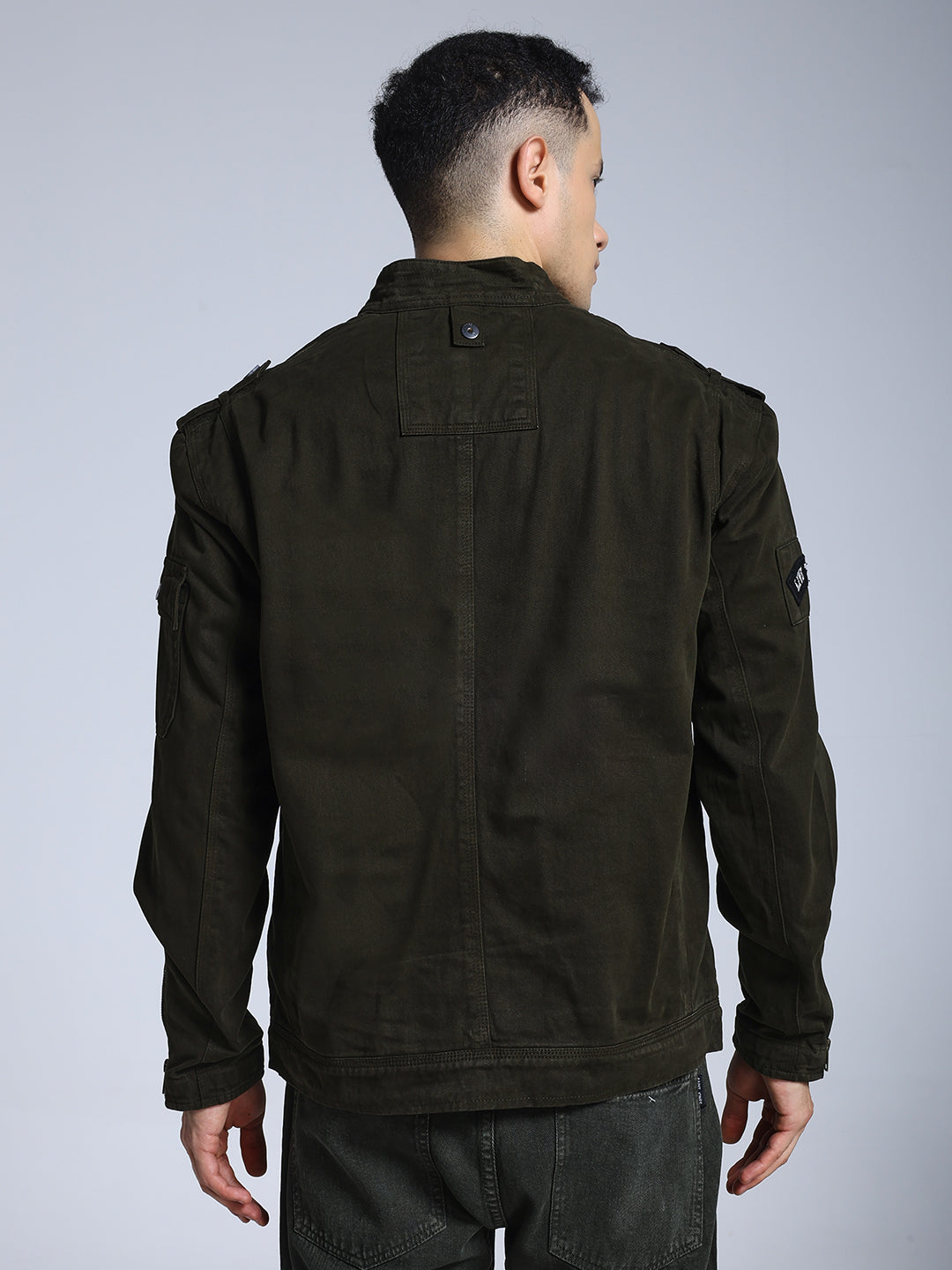 Utility Rider Jacket (Olive Green)