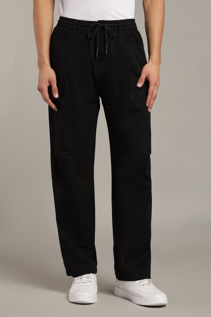 Men’s Black Relaxed Utility Pants