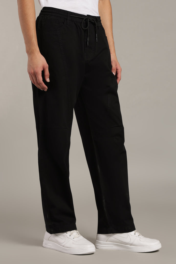 Men’s Black Relaxed Utility Pants