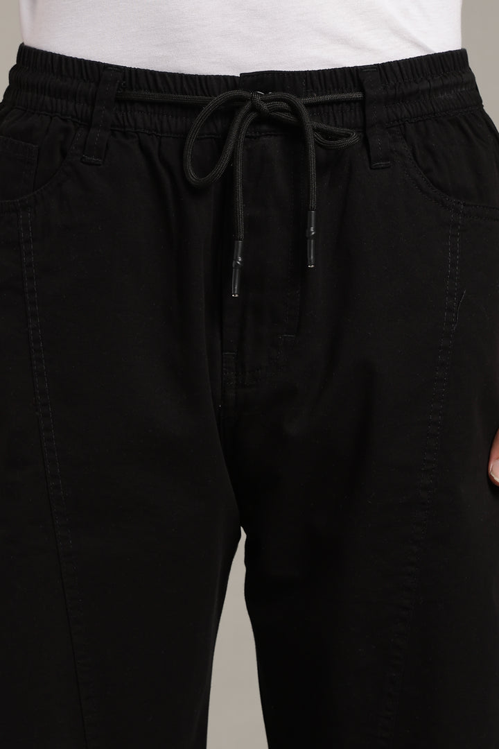 Men’s Black Relaxed Utility Pants