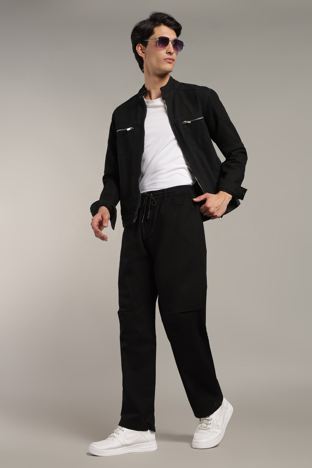 Men’s Black Relaxed Utility Pants