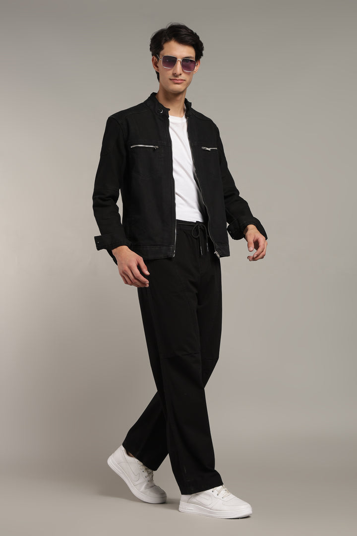 Men’s Black Relaxed Utility Pants