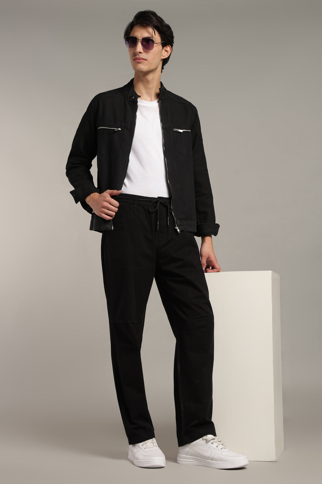 Men’s Black Relaxed Utility Pants