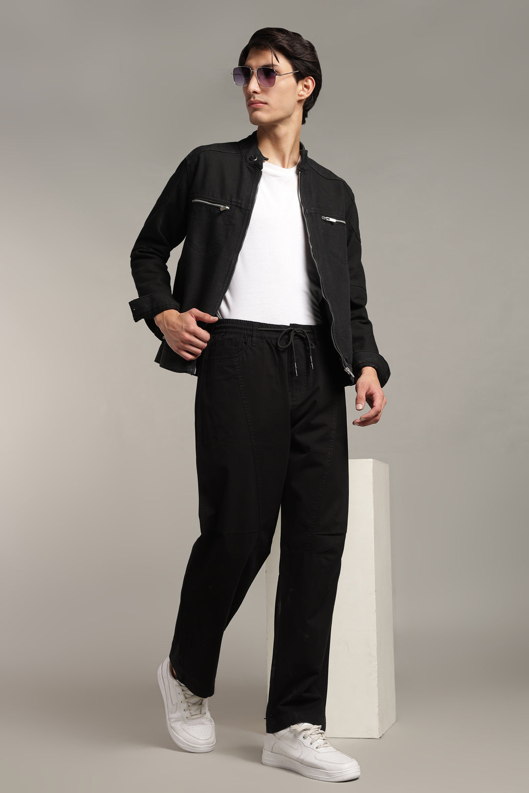 Men’s Black Relaxed Utility Pants