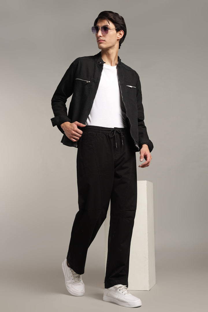 Men’s Black Relaxed Utility Pants