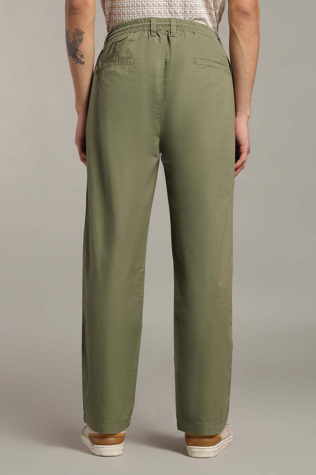 Men’s Olive Relaxed Utility Pants