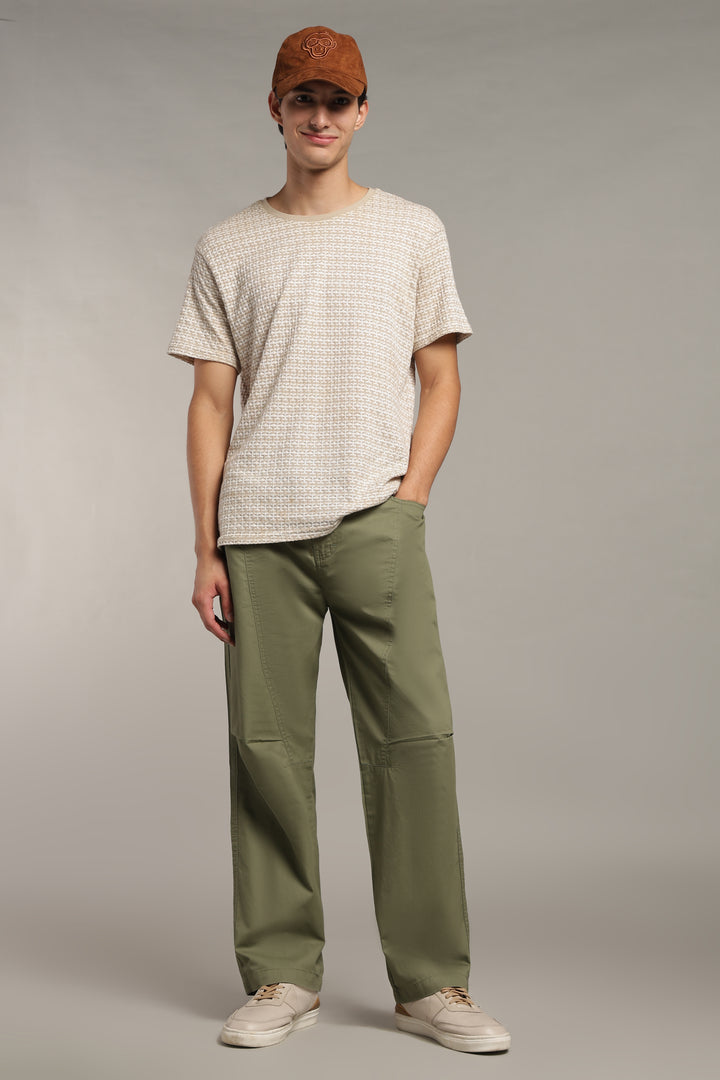 Men’s Olive Relaxed Utility Pants