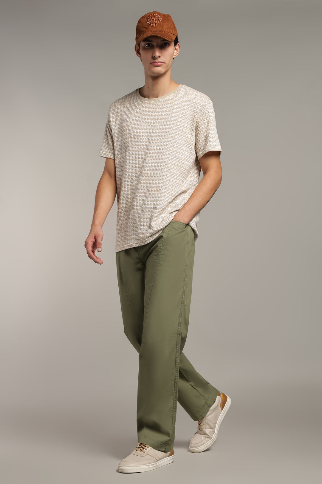 Men’s Olive Relaxed Utility Pants