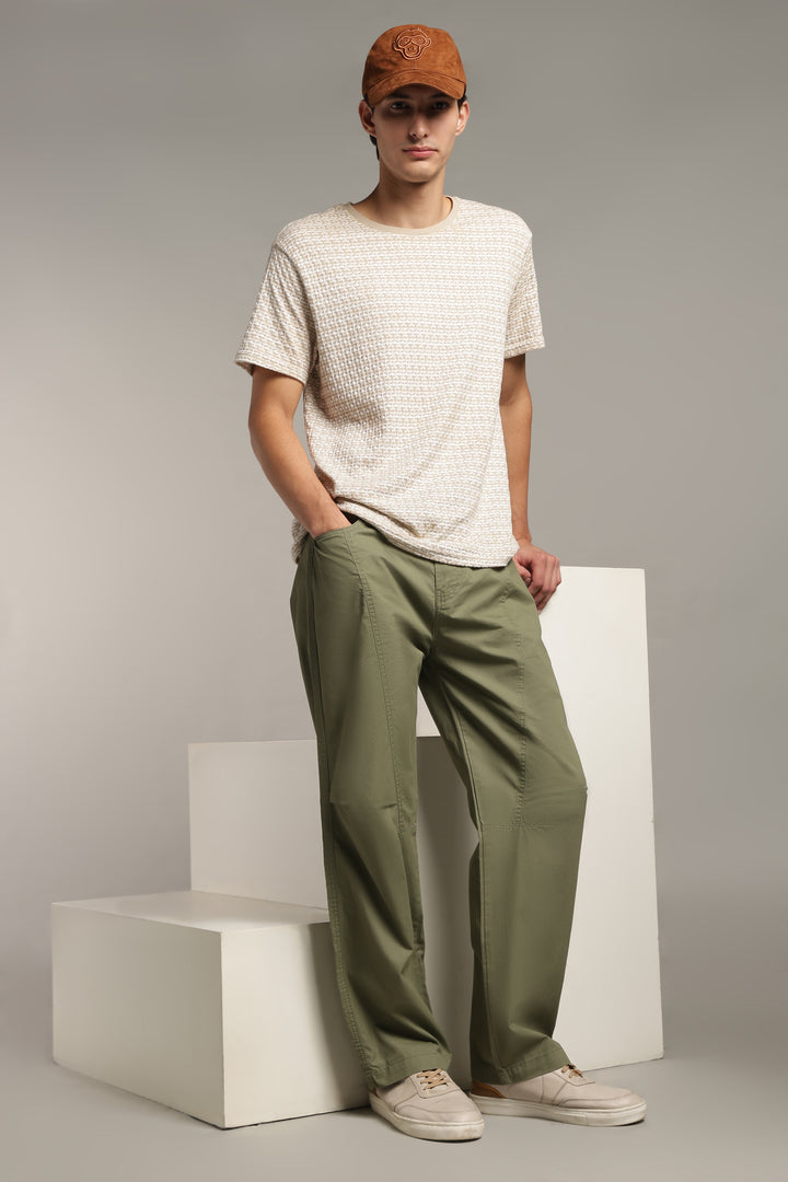 Men’s Olive Relaxed Utility Pants