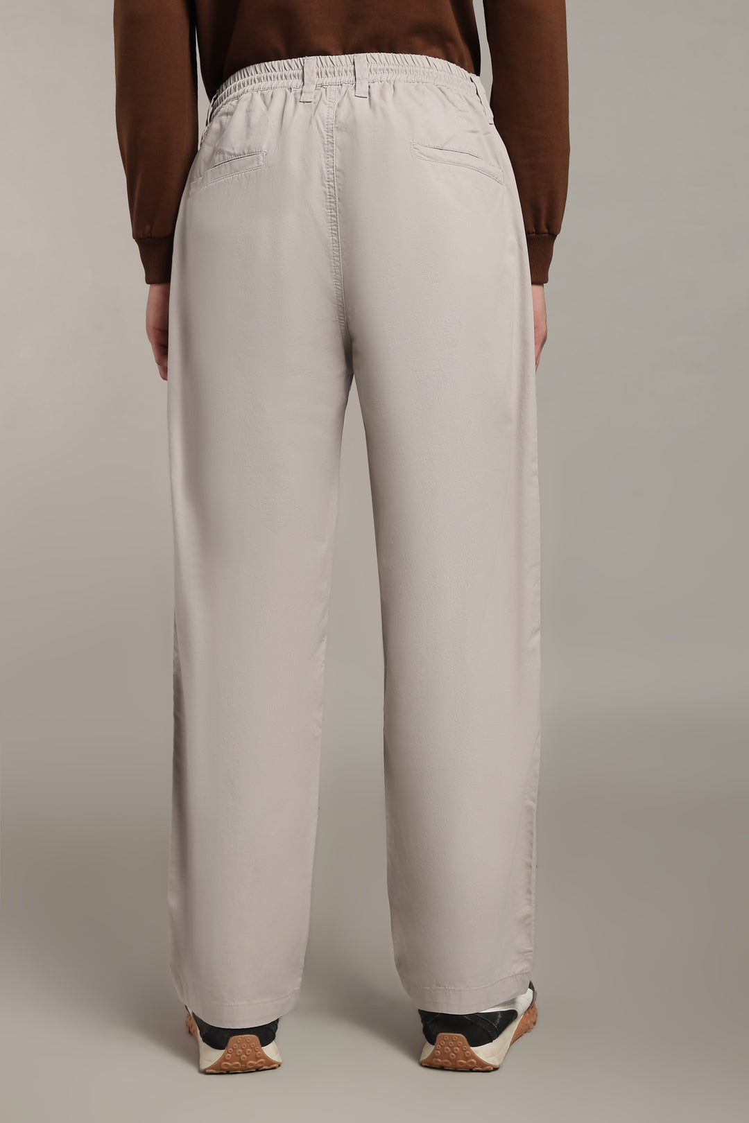 Men’s Light Grey Relaxed Utility Pants