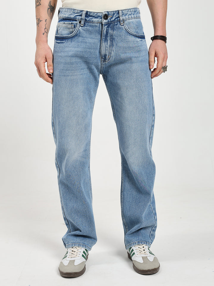 Men's Regular Fit Light Blue Jeans