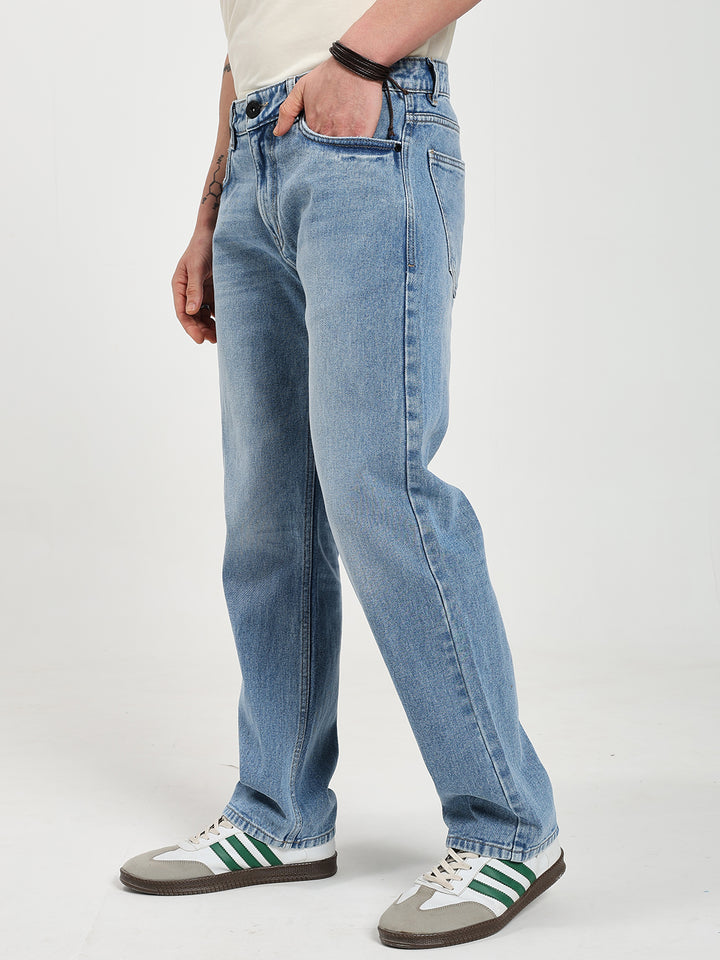 Men's Regular Fit Light Blue Jeans