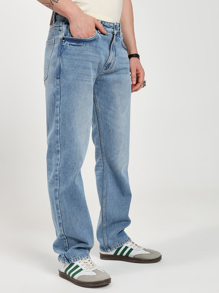 Men's Regular Fit Light Blue Jeans