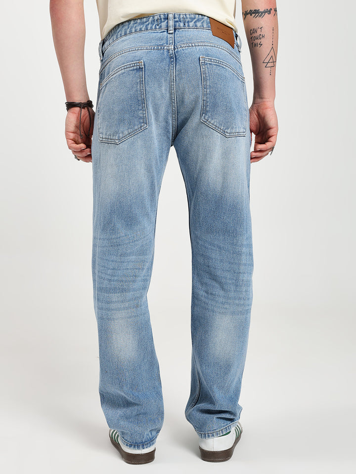 Men's Regular Fit Light Blue Jeans